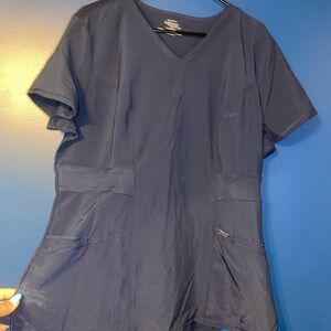 CHEROKEE INFINITY blue scrub top